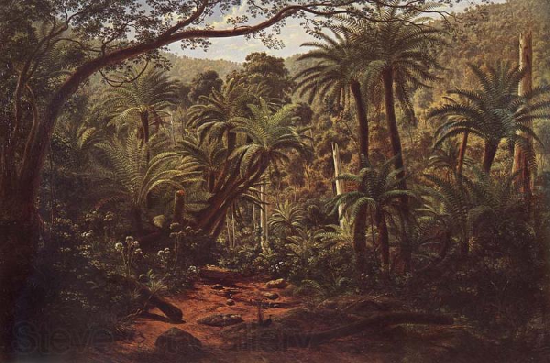 Eugene Guerard Fentree Gully in the Dandenong Ranges Germany oil painting art